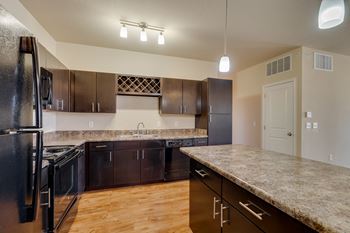 Built-in wine rack